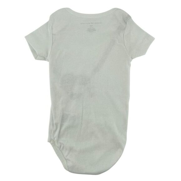 Tommy Hilfiger Baby Girl’s Bright White Graphic Short Sleeve Bodysuit 18M - Picture 2 of 9